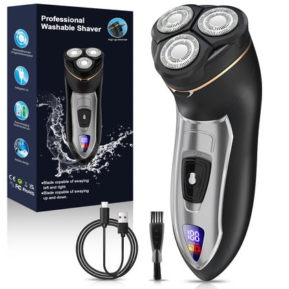 Sakioo Electric Razor for Men front view with 4D floating head