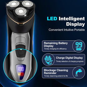 Sakioo Electric Razor wet shaving with foam