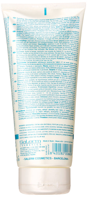 SALERM 21 B5 Leave-In Conditioner bottle with silk protein ingredients