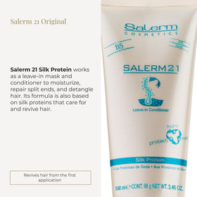 SALERM Instant Hair Conditioner 21 Silk Protein 100 ml back view