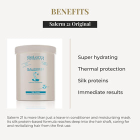 SALERM Instant Hair Conditioner 21 Silk Protein 1000 ml side view