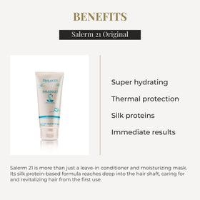 SALERM Instant Hair Conditioner 21 Silk Protein 200 ml side view