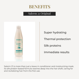 SALERM Instant Hair Conditioner 21 Silk Protein 250 ml side view