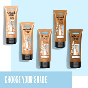 Sally Hansen Airbrush Legs Leg Makeup Lotion application on legs