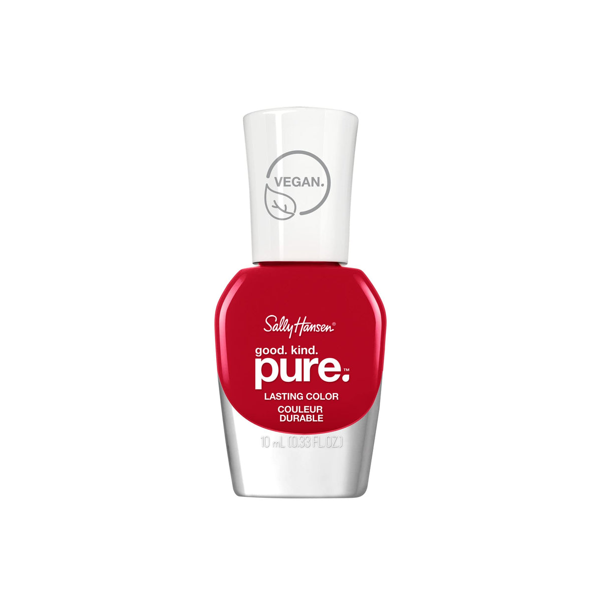 Sally Hansen Good. Kind. Pure. Nail Polish 305 Natural Red front view