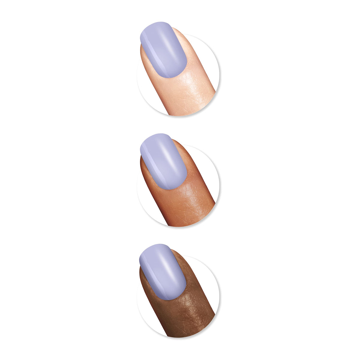 Sally Hansen Good. Kind. Pure. Nail Polish 363 Iris-istible application on nails