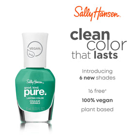 Sally Hansen Good. Kind. Pure. Nail Polish 377 Thyme Off close-up of brush