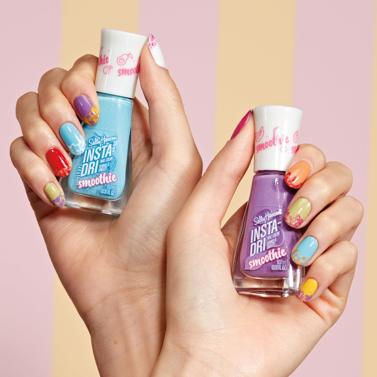 Sally Hansen Insta-Dri Nail Polish Vanilla Bean Vibe shade display