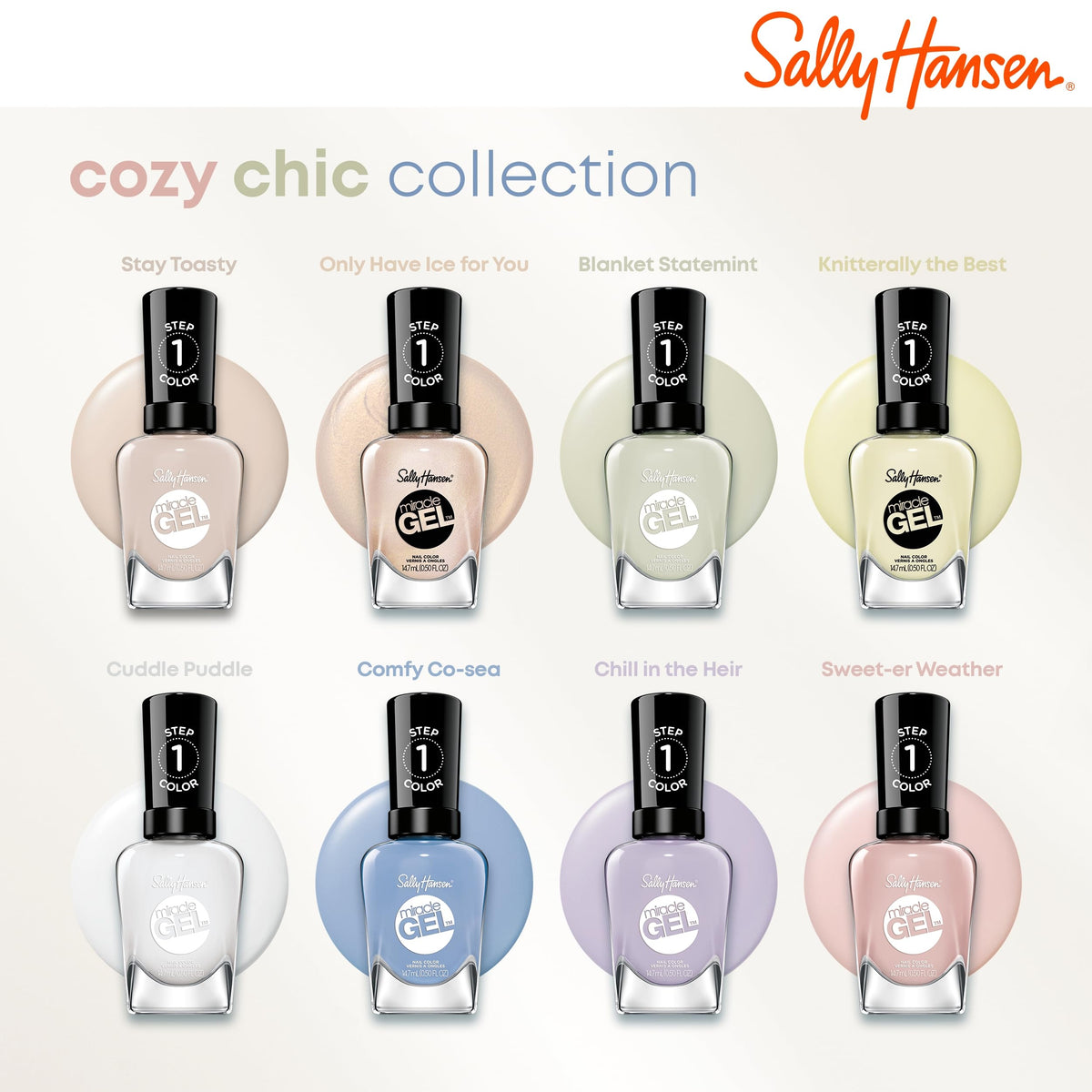 Sally Hansen Miracle Gel 192 Stay Toasty on a neutral background