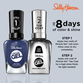 Sally Hansen Miracle Gel 609 Midnight Mod bottle with cap