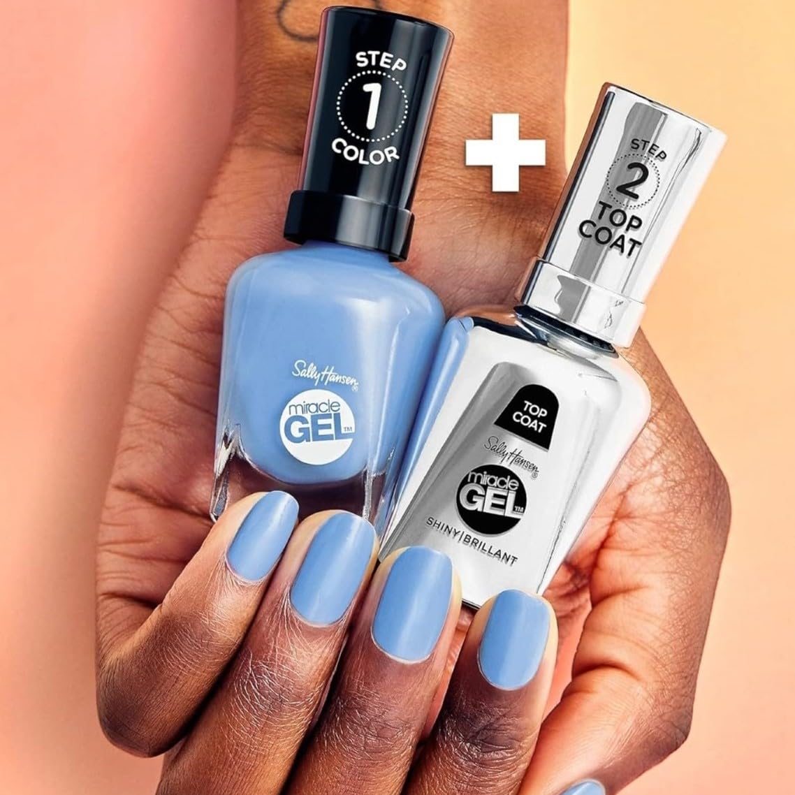 Sally Hansen Miracle Gel 609 Midnight Mod nail polish top view