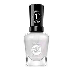 Sally Hansen Miracle Gel 795 Boss Babe gray-pearl nail polish front view
