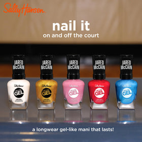 Sally Hansen Miracle Gel Bucket Blue Nail Polish bottle with label