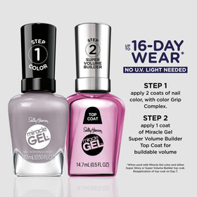 Sally Hansen Miracle Gel Fog-et Me Not 800 Nail Polish applicator close-up