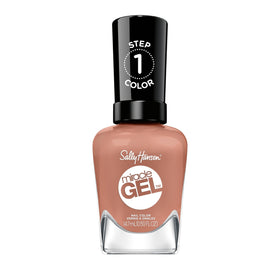 Sally Hansen Miracle Gel Nail Polish 190 Road Less Traveled warm beige front view