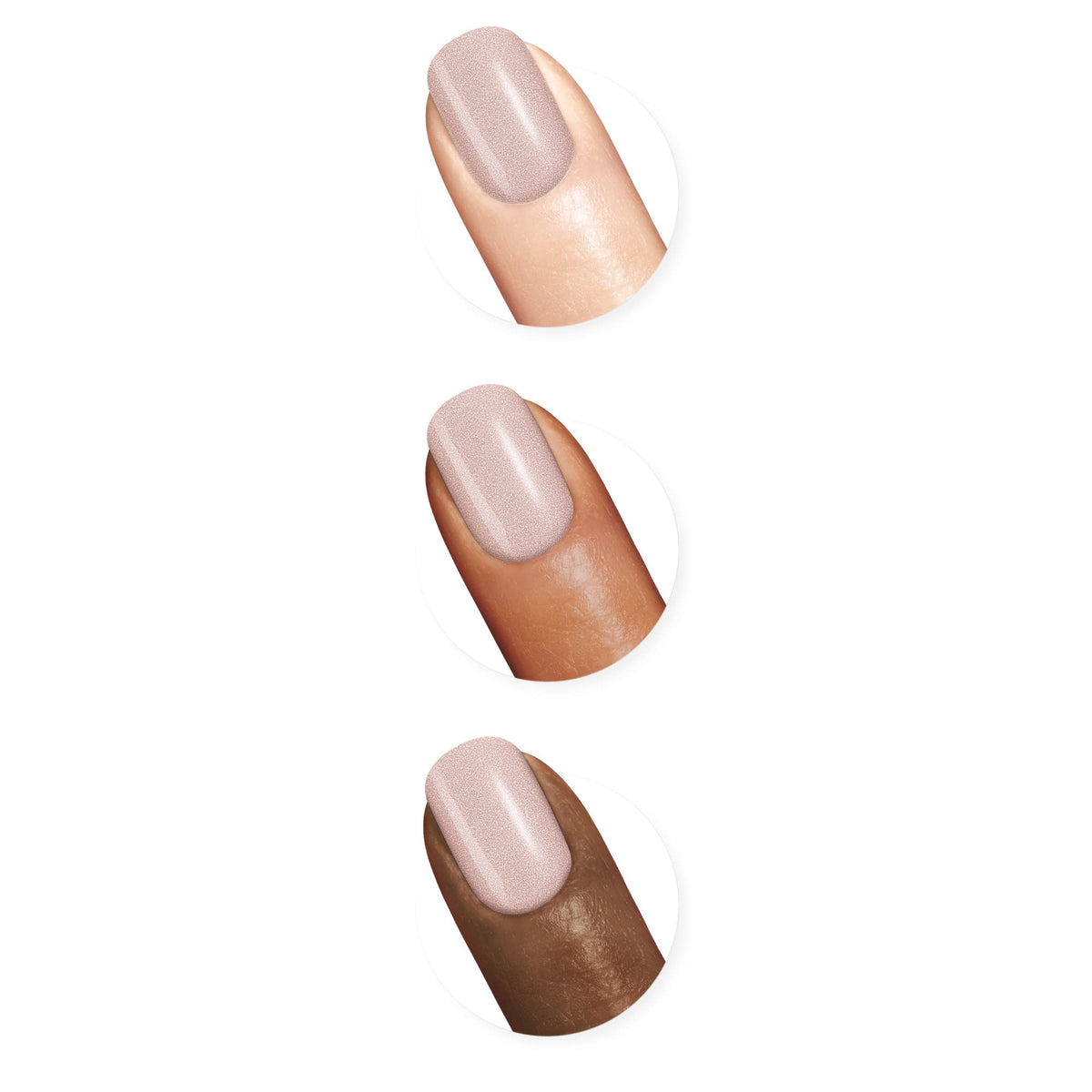 Sally Hansen Miracle Gel Nail Polish 207 Out of this Pearl swatch on nails