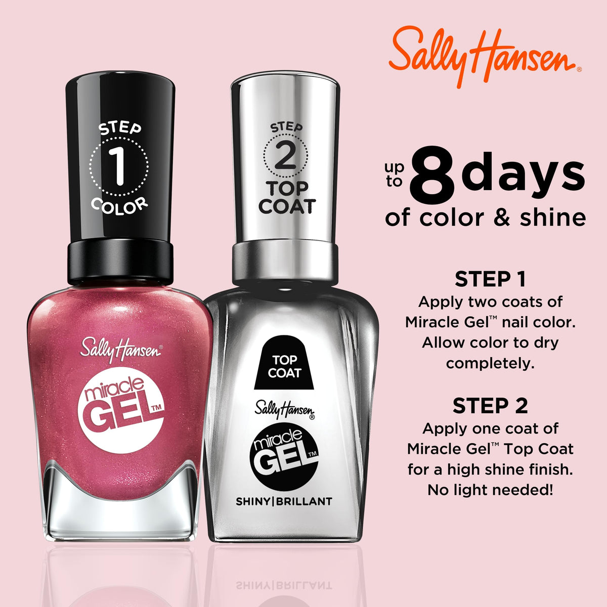 Sally Hansen Miracle Gel Nail Polish 242 Saturn It Up! bottle close-up
