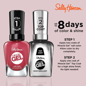 Sally Hansen Miracle Gel Nail Polish 256 Proper P-rose bottle side view