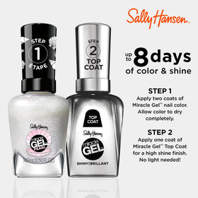Sally Hansen Miracle Gel Nail Polish 909 Moonlight Mist bottle with cap