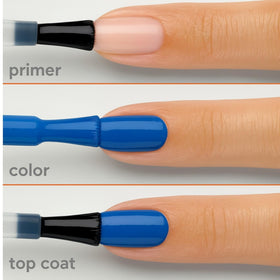 Sally Hansen Miracle Gel Nail Polish application on nails