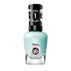 Sally Hansen Miracle Gel Nail Polish bottle in 903 Seas The Day, blue