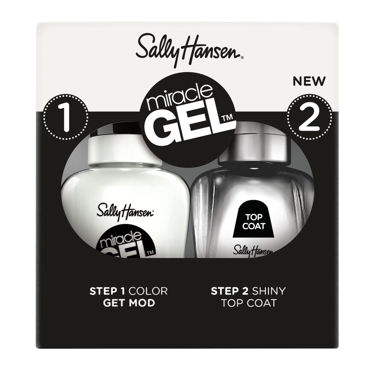 Sally Hansen Miracle Gel™ Nail Polish Duo packaging front view