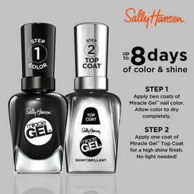 Sally Hansen Miracle Gel Nail Polish Onyx-Pected bottle side view