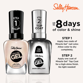 Sally Hansen Miracle Gel Nail Polish Rose Gold bottle close-up