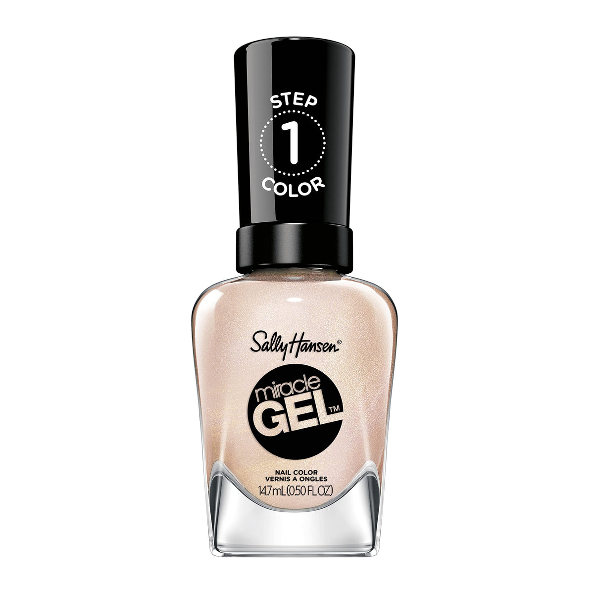 Sally Hansen Miracle Gel Nail Polish Rose Gold front view
