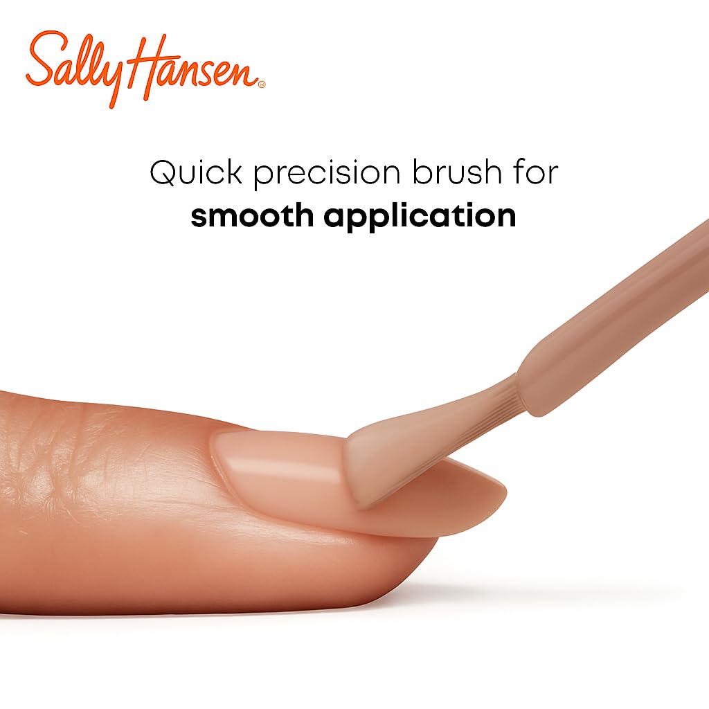 Sally Hansen Miracle Gel Nail Polish Rose Gold swatch on nails