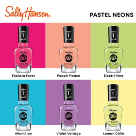 Sally Hansen Miracle Gel Neons 54 Violet Voltage nail polish packaging