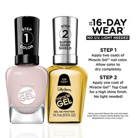 Sally Hansen Miracle Gel Polish in energizing metallic shade