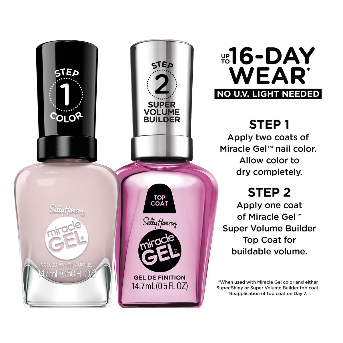 Sally Hansen Miracle Gel Polish in powerful neutral shade