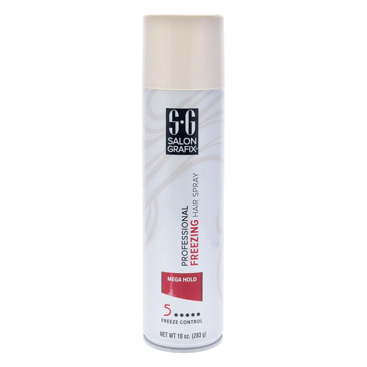 Salon Grafix Hairspray Freezing Mega Hold 10 oz side view