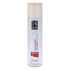 Salon Grafix Hairspray Freezing Mega Hold 10 oz side view