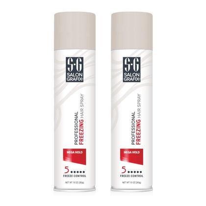 Salon Grafix Mega Hold Hairspray 10 oz front view