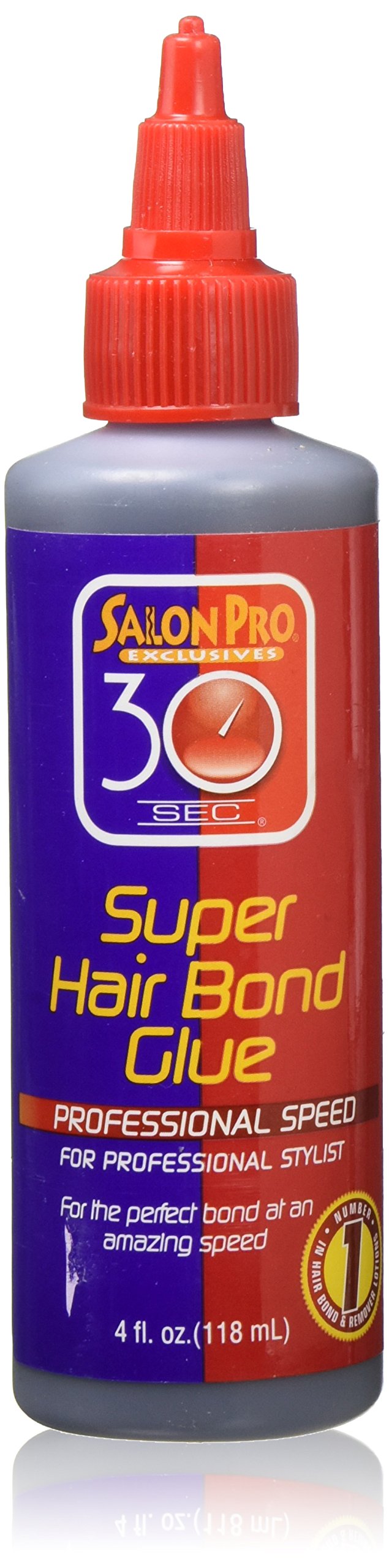 Salon Pro 30 Second Bonding Glue front view, 4 Ounce
