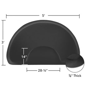 Saloniture Anti-Fatigue Floor Mat 7/8 inch thick cushioning
