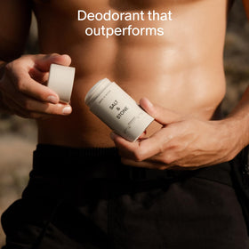 Salt & Stone Aluminum-Free Deodorant Black Rose & Oud texture