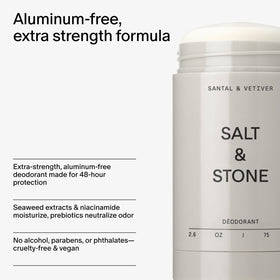 Salt & Stone Aluminum-Free Deodorant packaging
