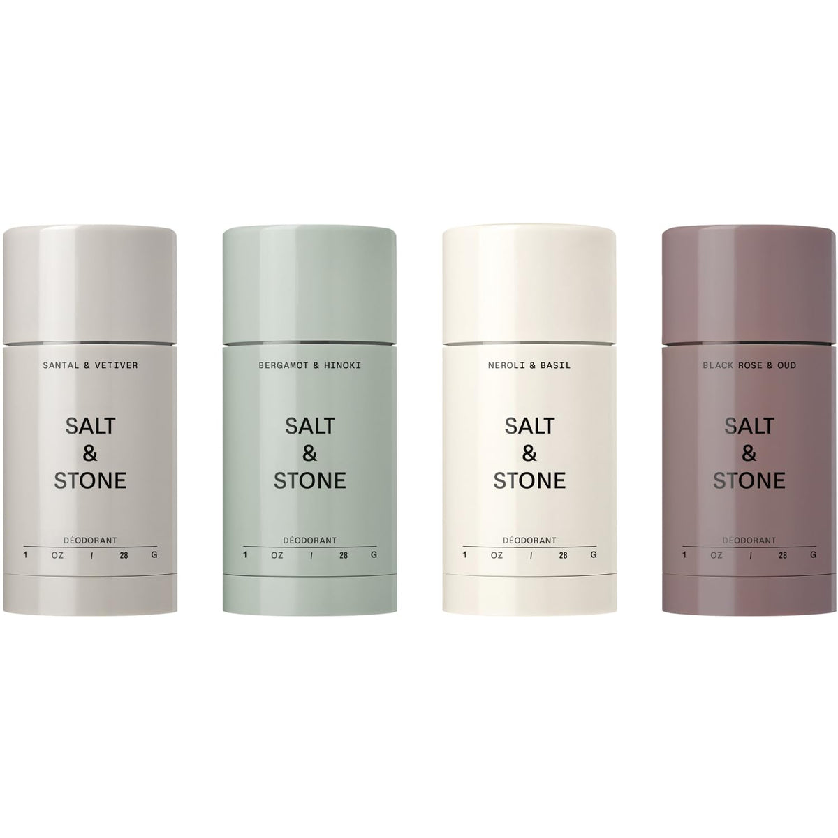 Salt & Stone Aluminum-Free Deodorant Travel Size Set front view
