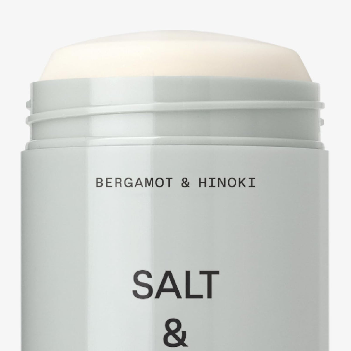 Salt & Stone Aluminum-Free Deodorant with a citrus background