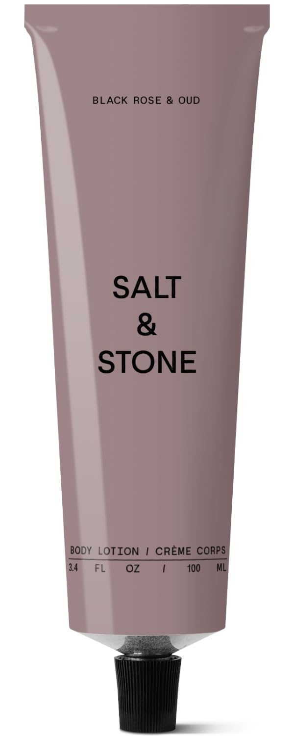 Salt & Stone Body Lotion 3.4 fl oz Black Rose & Oud front view