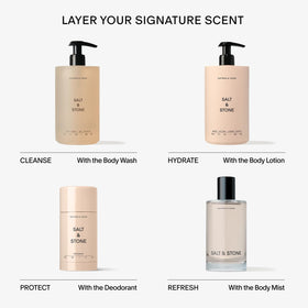 Salt & Stone Body Lotion lifestyle use