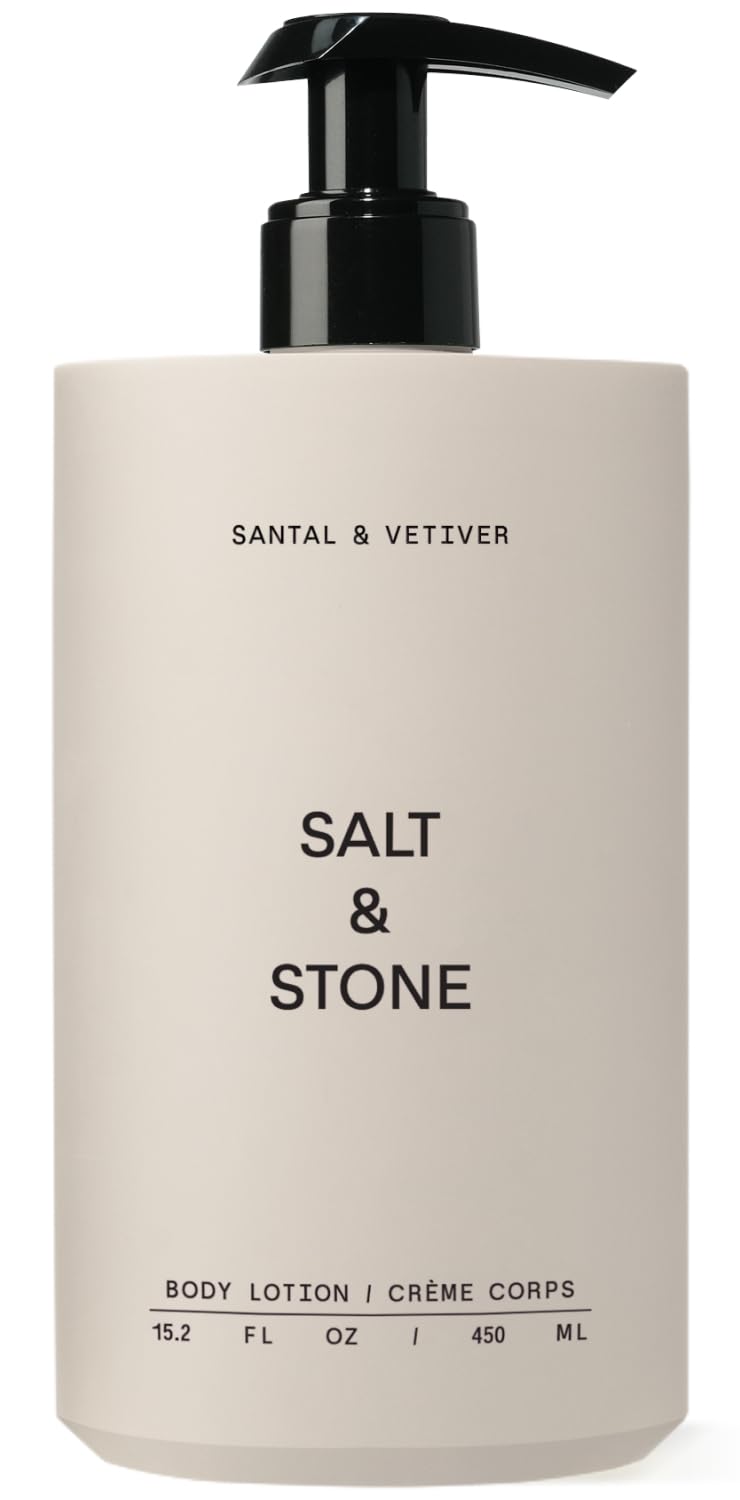 Salt & Stone Body Lotion Santal & Vetiver 15.2 fl oz front view