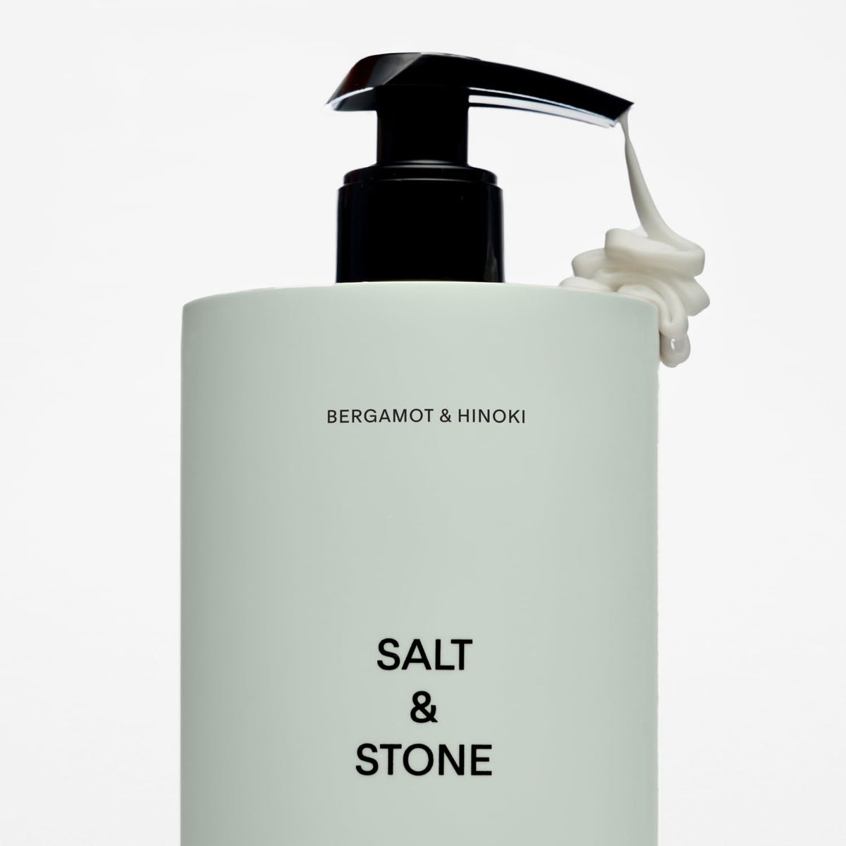Salt & Stone Body Lotion texture on skin