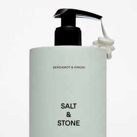 Salt & Stone Body Lotion texture on skin