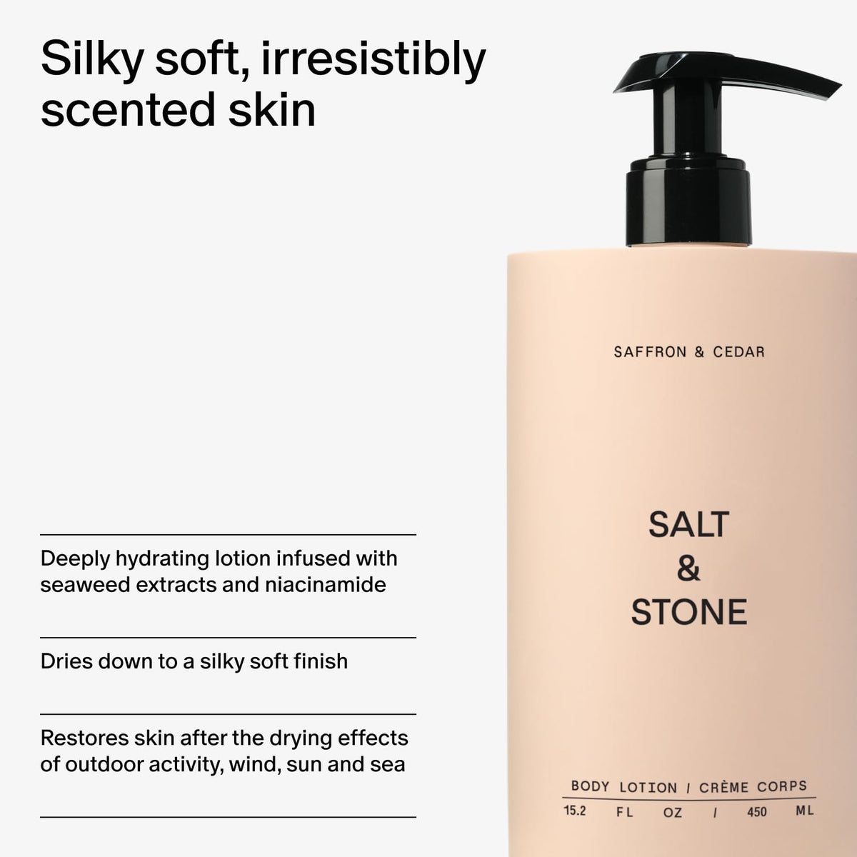 Salt & Stone Body Lotion with natural ingredients
