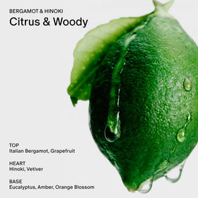 Salt & Stone Body Wash Bergamot & Hinoki side view