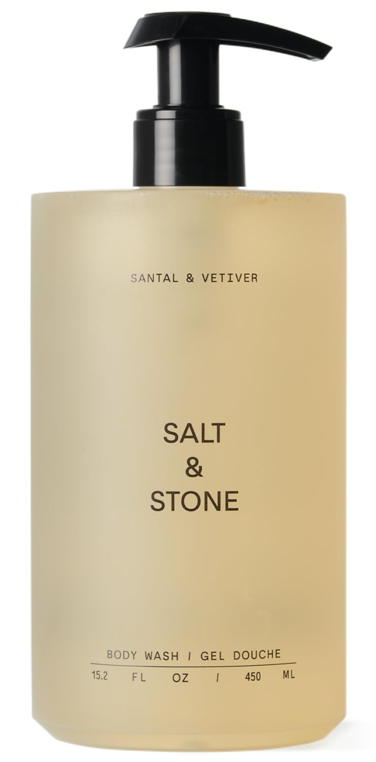 Salt & Stone Body Wash Santal & Vetiver front view